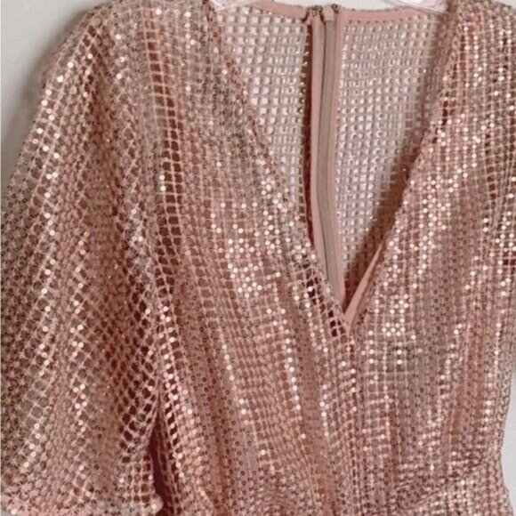 REVOLVE NBD x Naven Camilla Jumpsuit In Peach Blush Size S - Picture 7 of 8